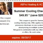 Cooling Season Coupon
