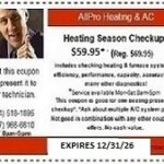 HEATING SYSTEM COUPON